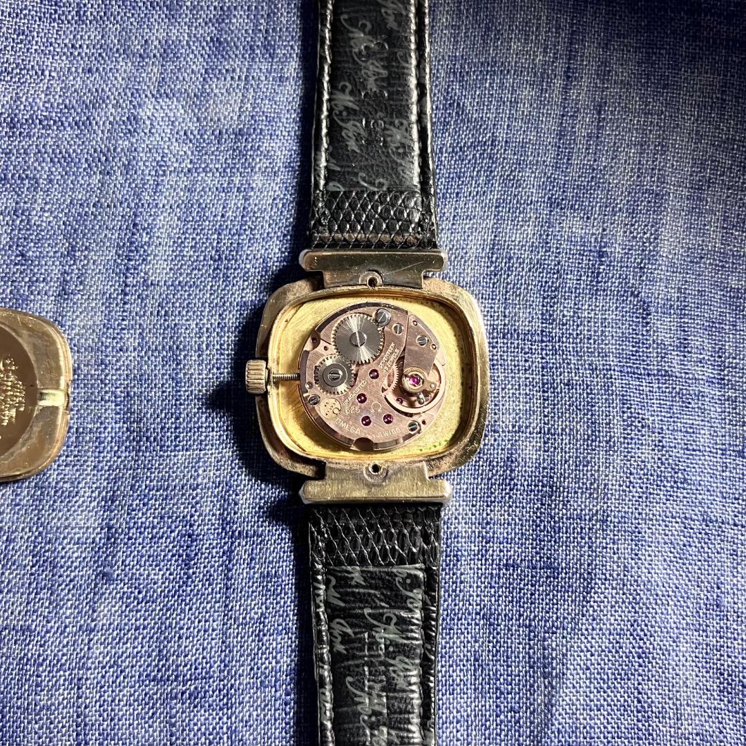 稼働 OMEGA 銀無垢 925 スターリングシルバー デビル 手巻き オメガ