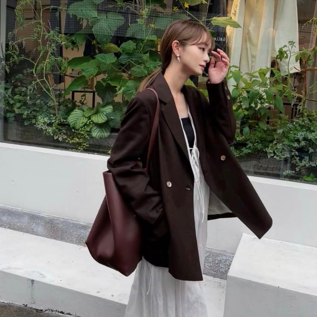 MARNO 丸林広奈 マーノ Laura Jacket BROWN ジャケット - メルカリ