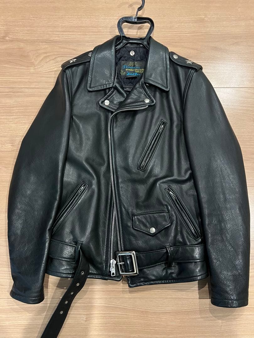 Schott ONE STAR 519 レザーライダースジャケット - メルカリ