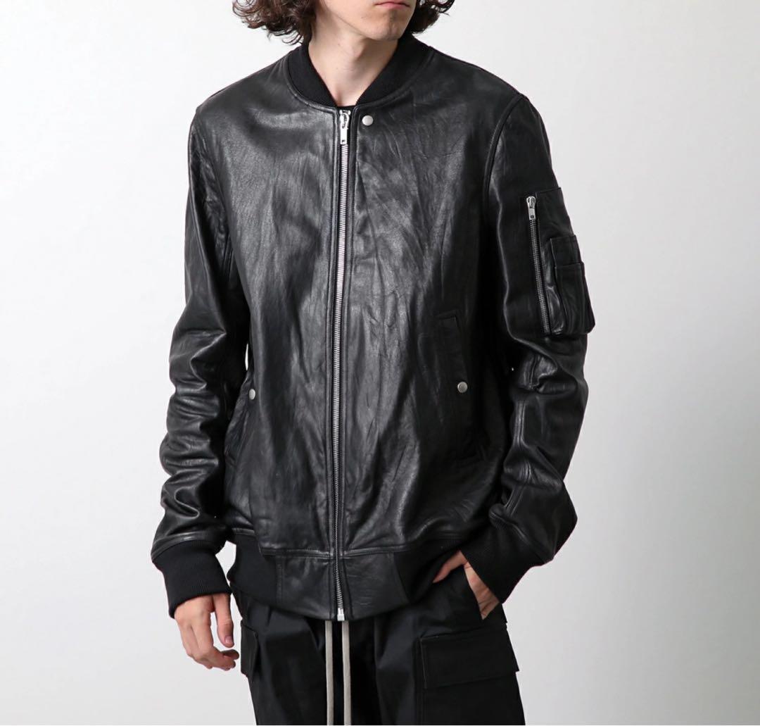 Rick Owens レザー classic flight ジャケット 24AW - メルカリ