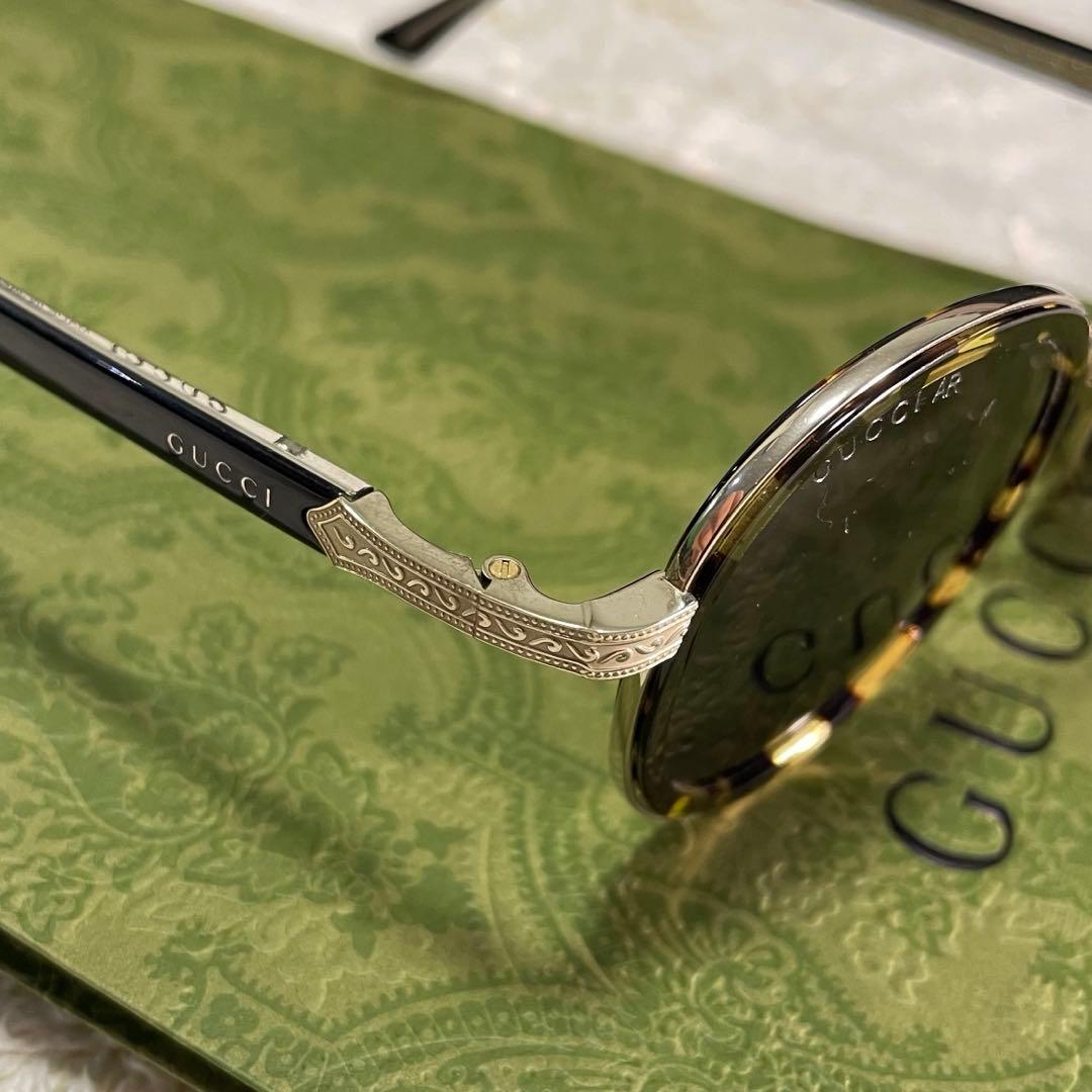 極美品】GUCCI サングラス レオパード トゥアレグ柄 激レア グッチ