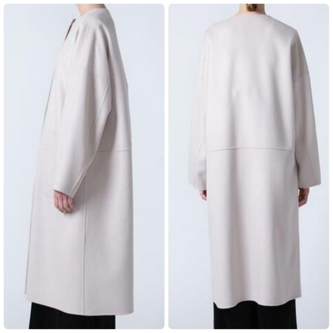 ADORE】定価9.9万 ラムウールショートビーバーロングコート グレージュ