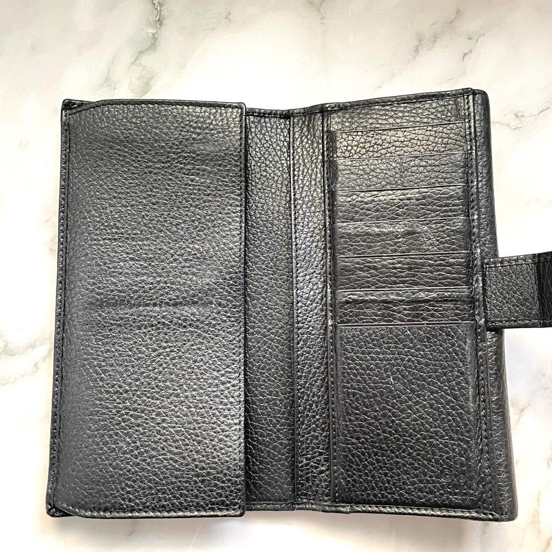 GUCCI グッチ 長財布 スタッズ インターロッキング 美品GG 0114-①