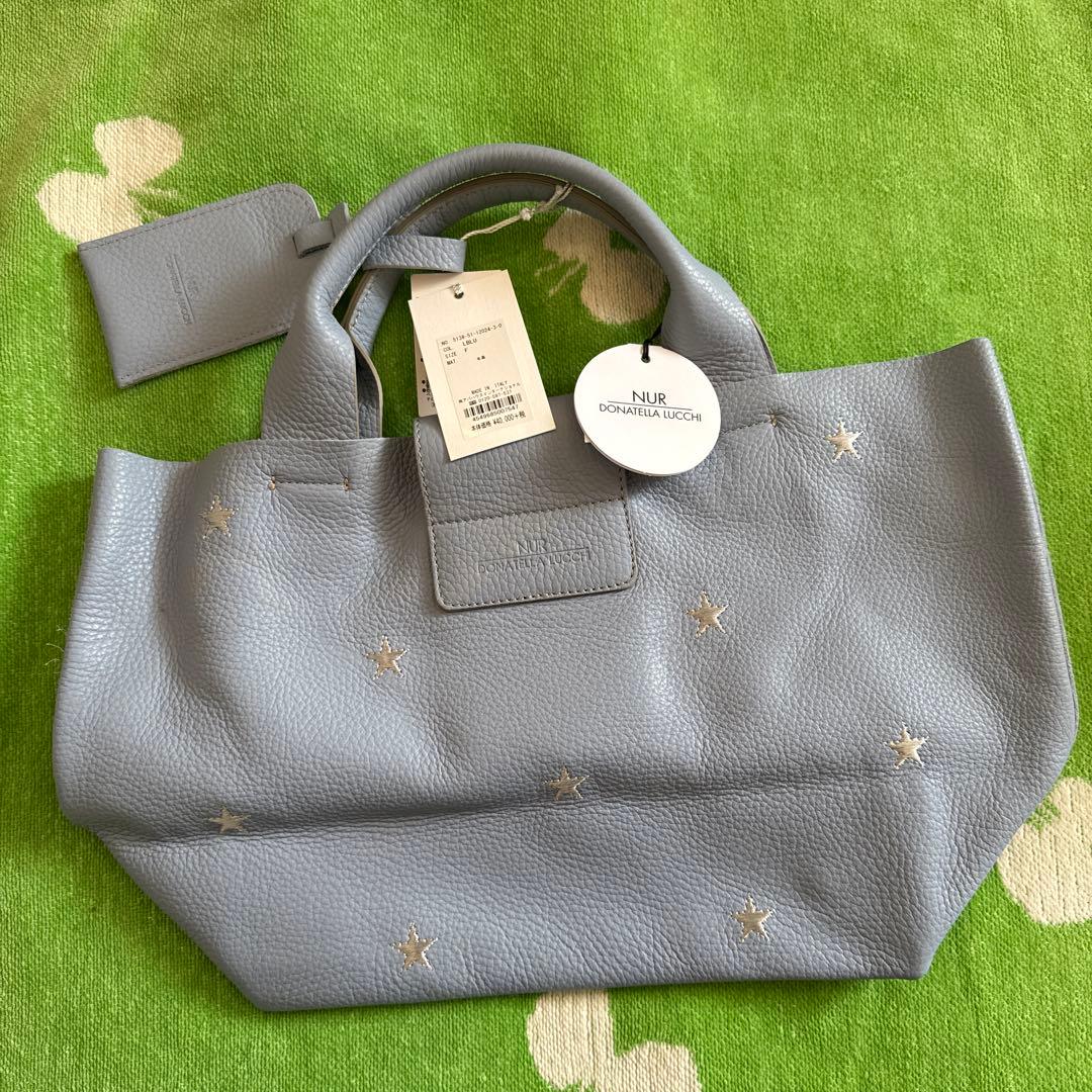 未使用NUR DONATELLA LUCCHI星刺繍 牛革トート ビアズリー - メルカリ