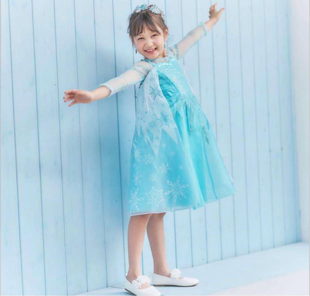 ディズニーストア公式 エルサドレス 110 - メルカリ