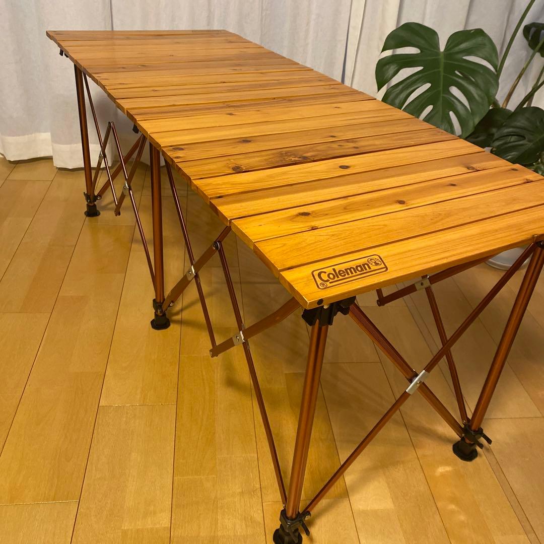 期間限定値下げ コールマン ナチュラルウッドカウンターテーブル