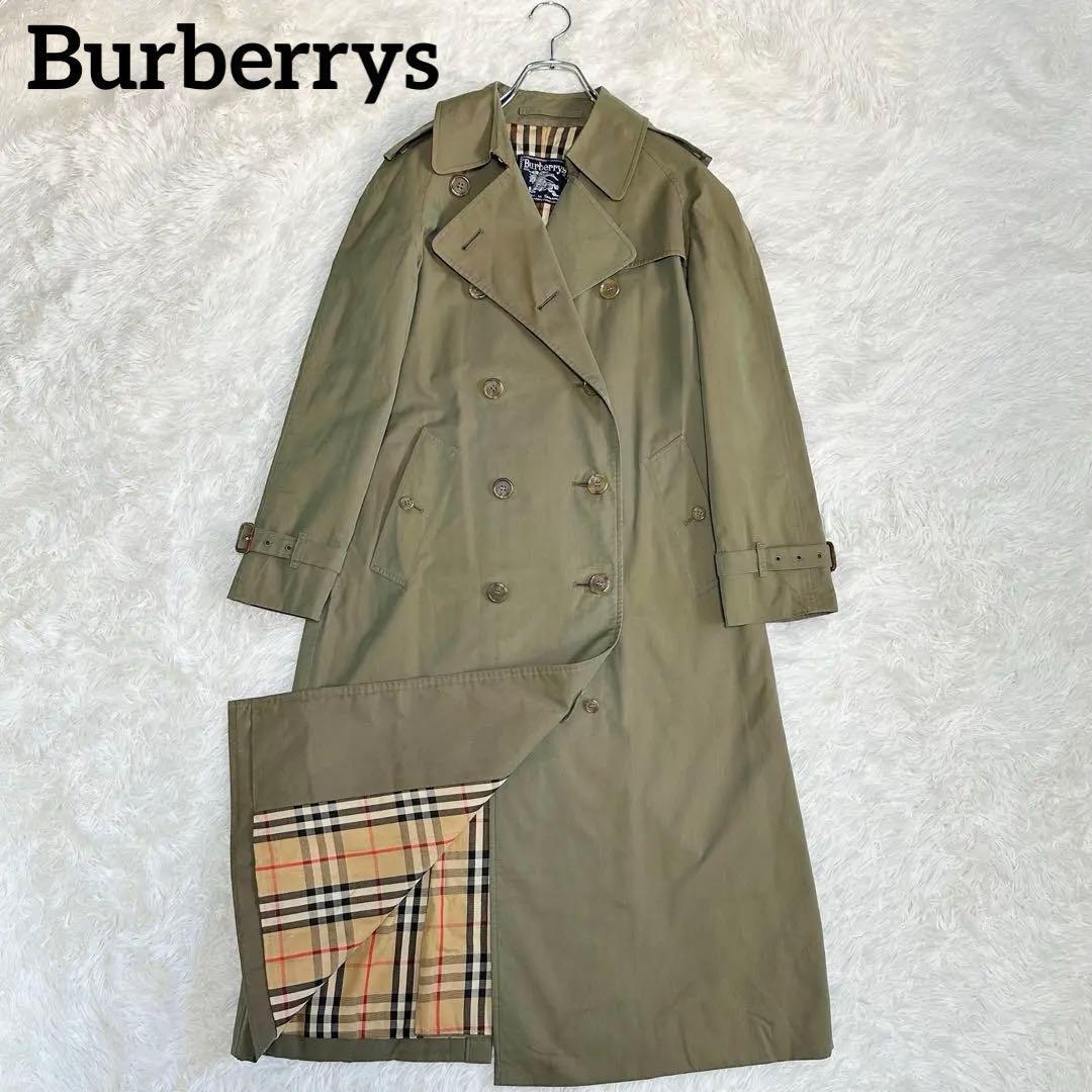 バーバリー トレンチコート ノバチェック 玉蟲色 レディース