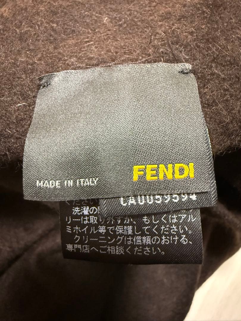 フェンディ 大判マフラー カシミヤ85% ミンク 伊製 - メルカリ