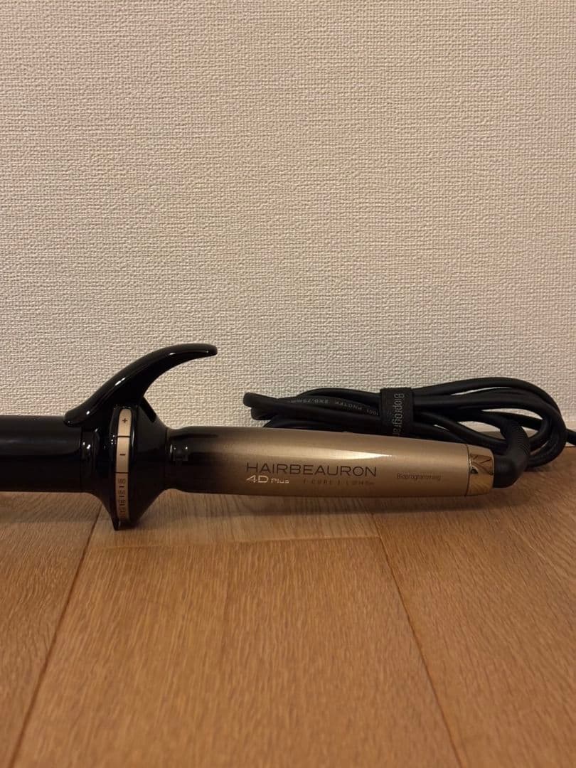 HAIRBEAURON 4D ブラックカールアイロン 34mm 楽天市場】ヘアビューロン 4D Plus [カール] L-type（34.0mm