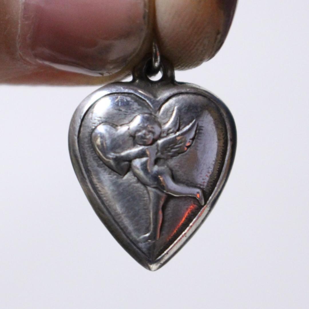 40s スウィートハートジュエリー WW2 シルバー 大戦 天使 エンジェル