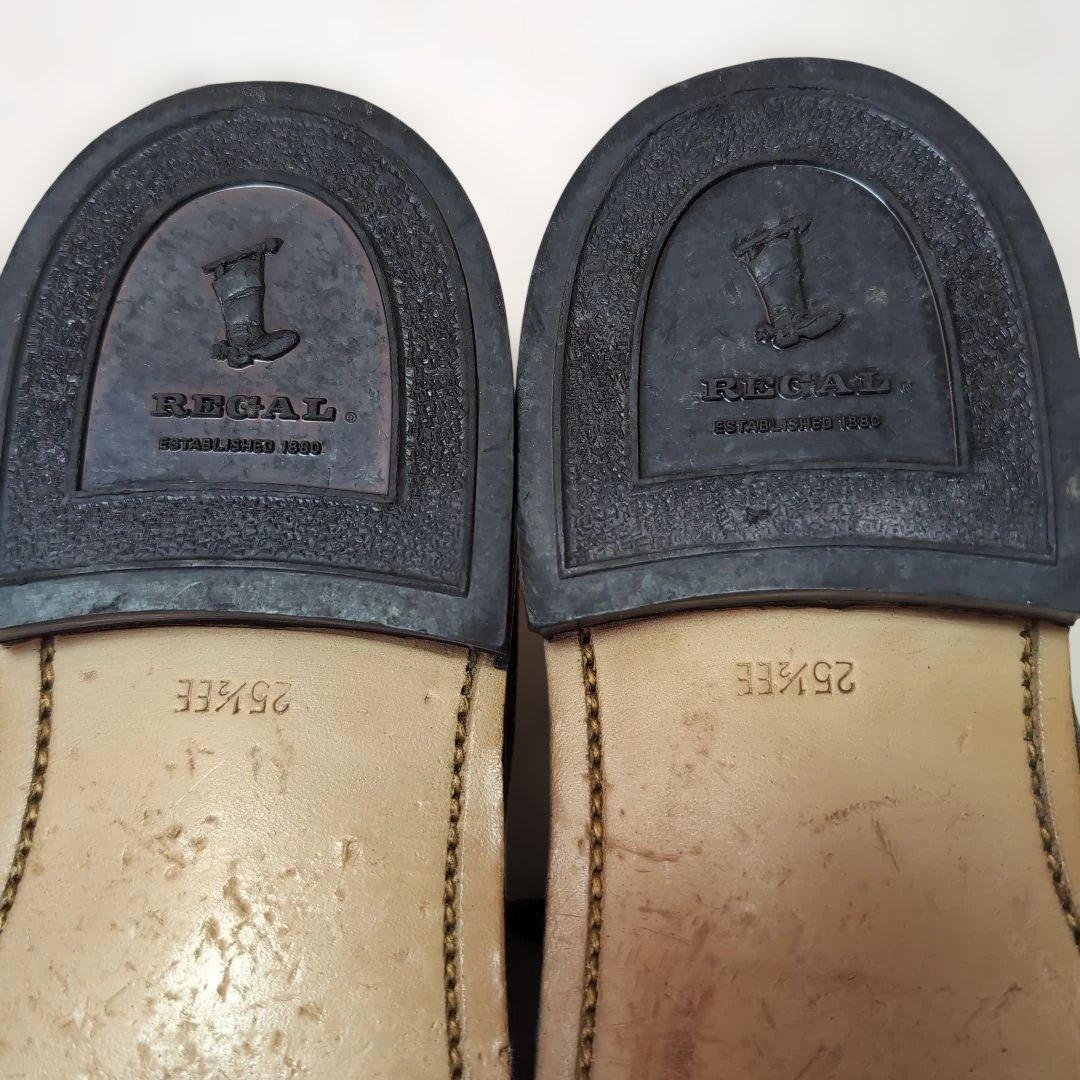 ✧美品【リーガル】インペリアルグレード2235　ウィングチップ黒　25.5EE