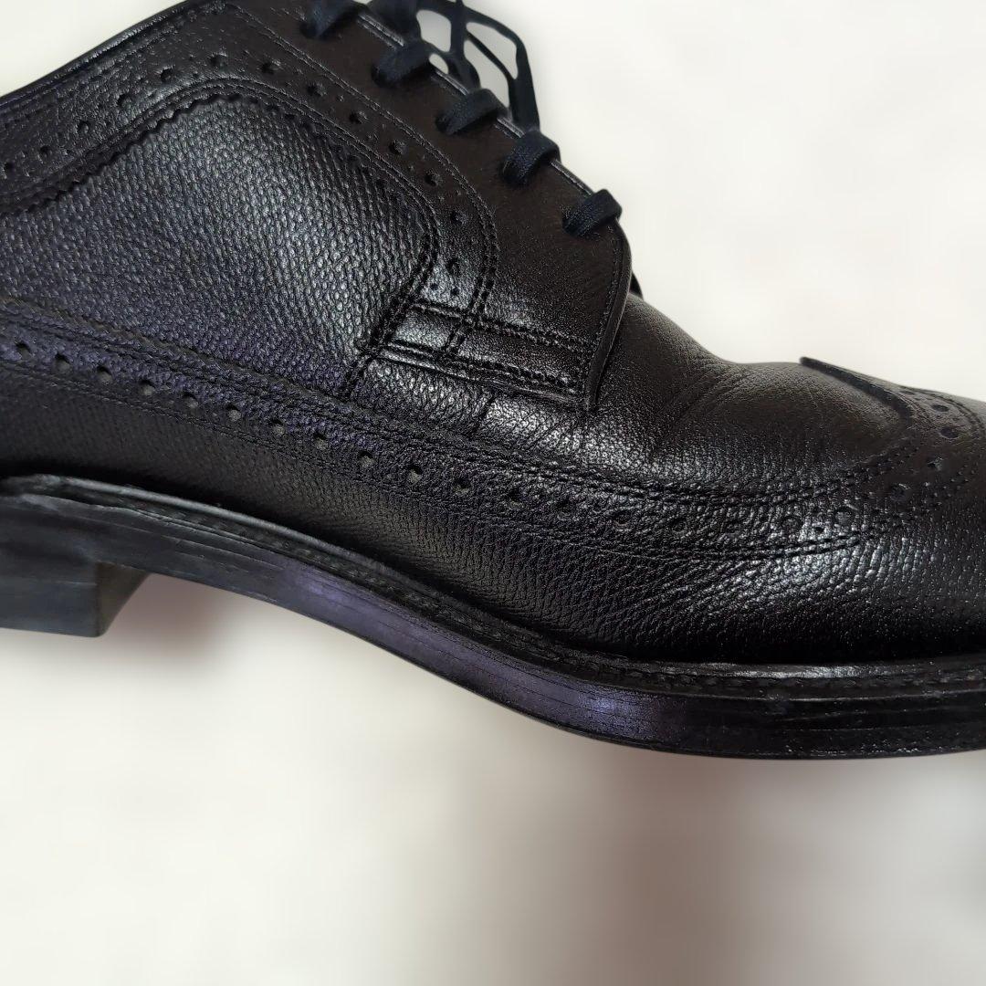 ✧美品【リーガル】インペリアルグレード2235　ウィングチップ黒　25.5EE