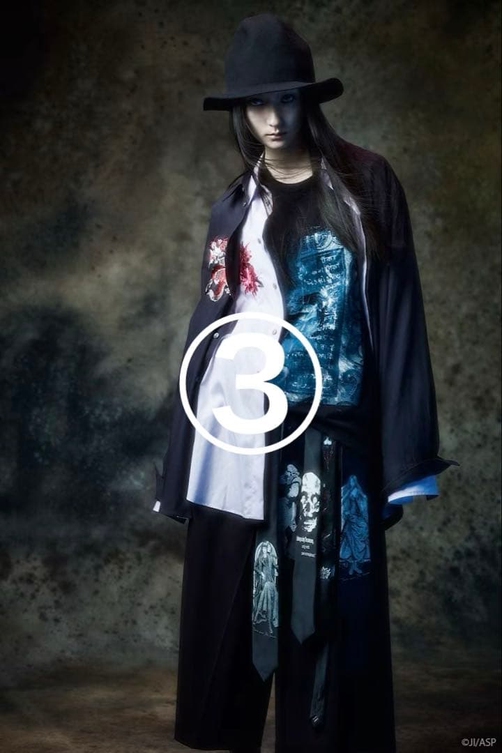 希少 S'YTE 伊藤潤二 ヨウジヤマモト限定 コラボ 富江 ネクタイ シルク