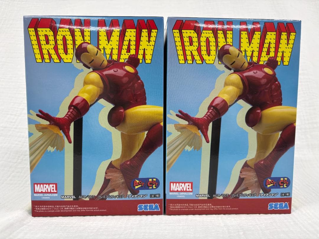新品・未開封】MARVEL アイアンマン ACT/CUT フィギュア2個 - メルカリ
