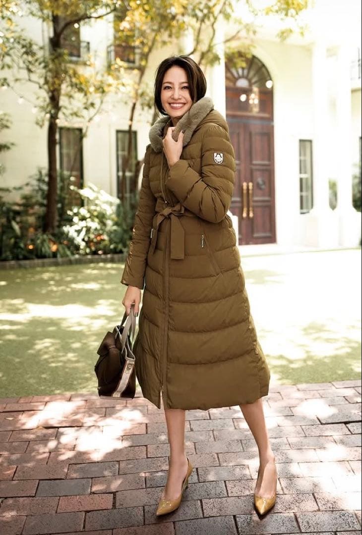 限定SALE エムズグレイシーカタログ掲載品お色違い☆ダウンコート 42