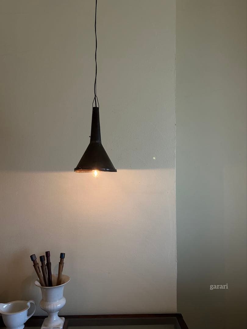 ワイヤーレール照明 古道具照明長さ調整 ワイヤーフック照明