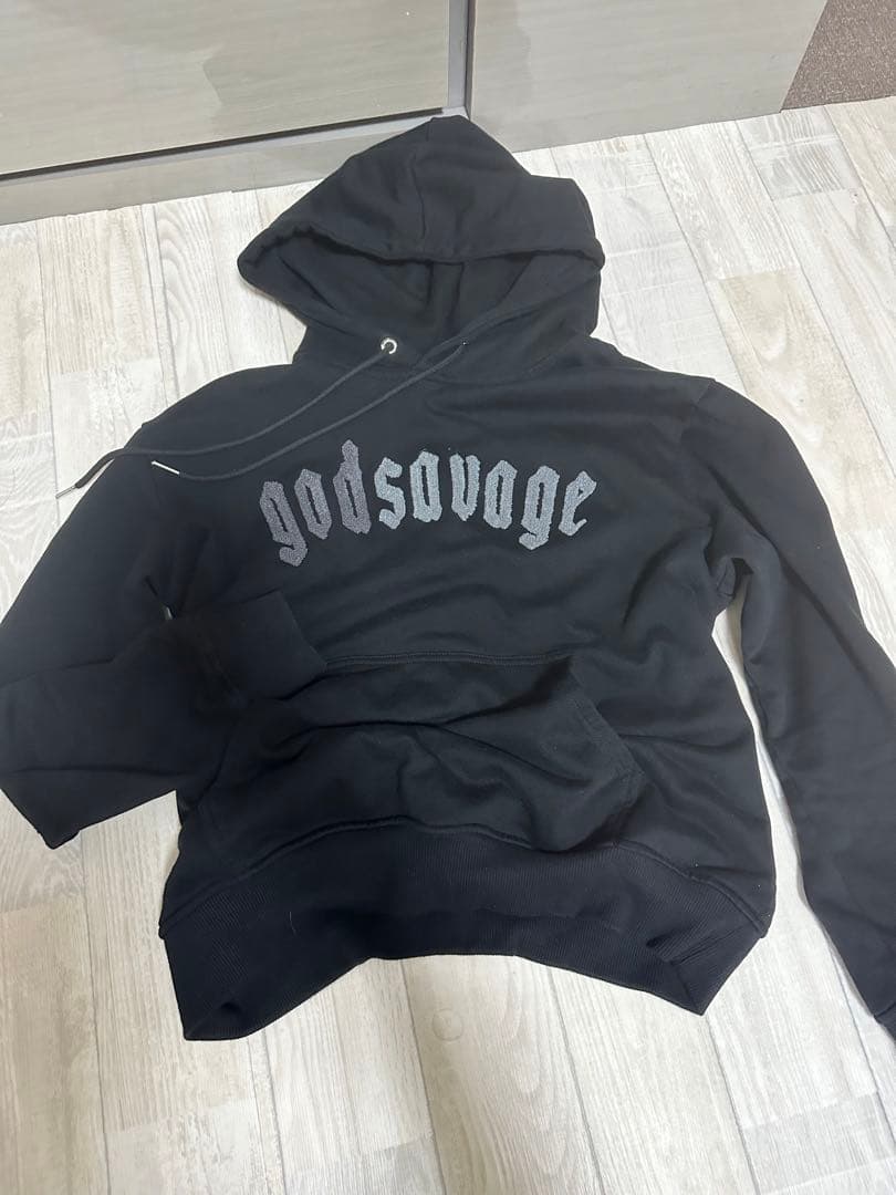 god savage セットアップ ブラック 美品 Lサイズ - メルカリ