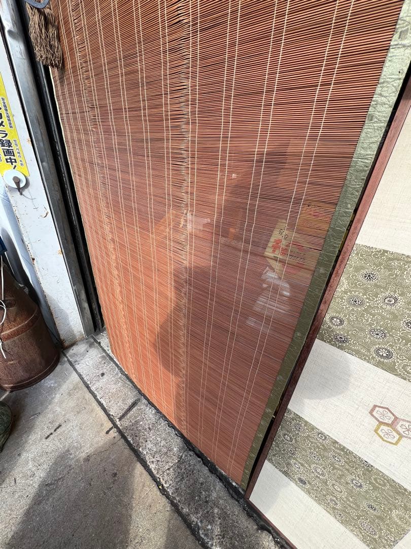 お座敷すだれ4本セット検和室古民家御簾書院 壁掛 のれんアンティーク