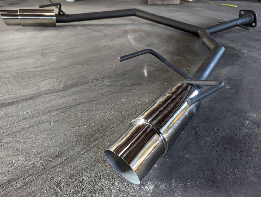 130系マークX！オリジナルストレートマフラー！砲弾左右出し！ - メルカリ