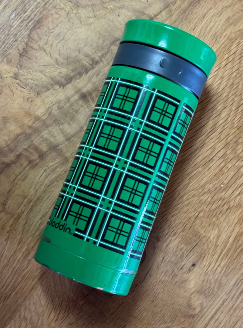 限定色】アラジン 水筒 チェック グリーン - メルカリ