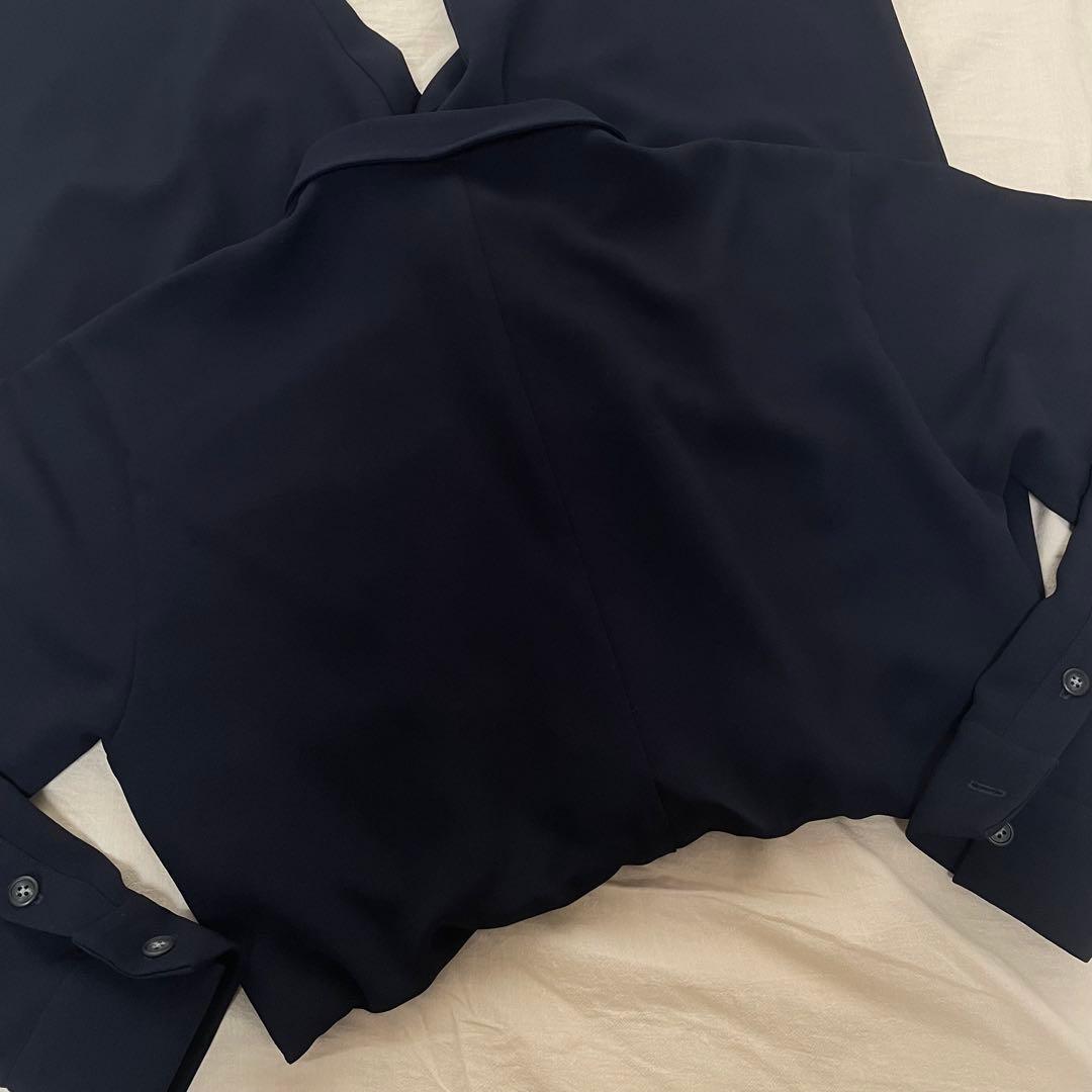 【WEB限定】ポリエステルツイル ワークジャンプスーツ -ウォッシャブル-