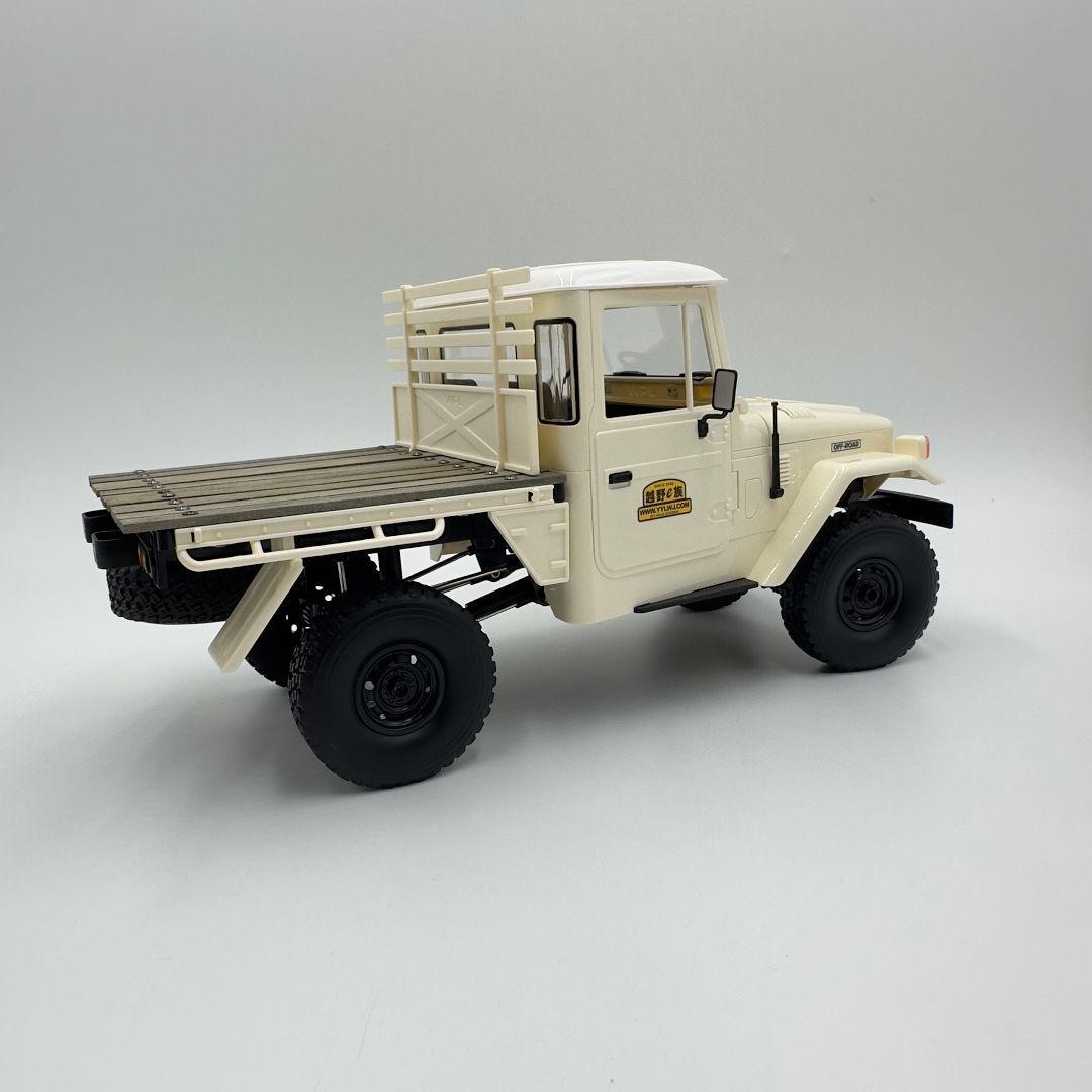 新品未使用】WPL C44 RTR 木製フラットベッド仕様 RCカー 1/12 - メルカリ