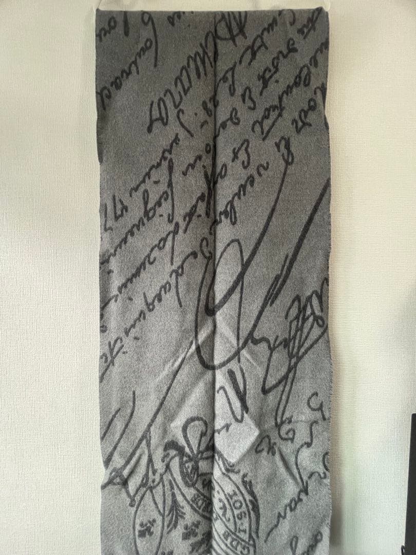 ベルルッティ　リバーシブル　グレーマフラー 楽天市場】【UNISEX】カシミヤタッチ/リバーシブルマフラー RAGEBLUE