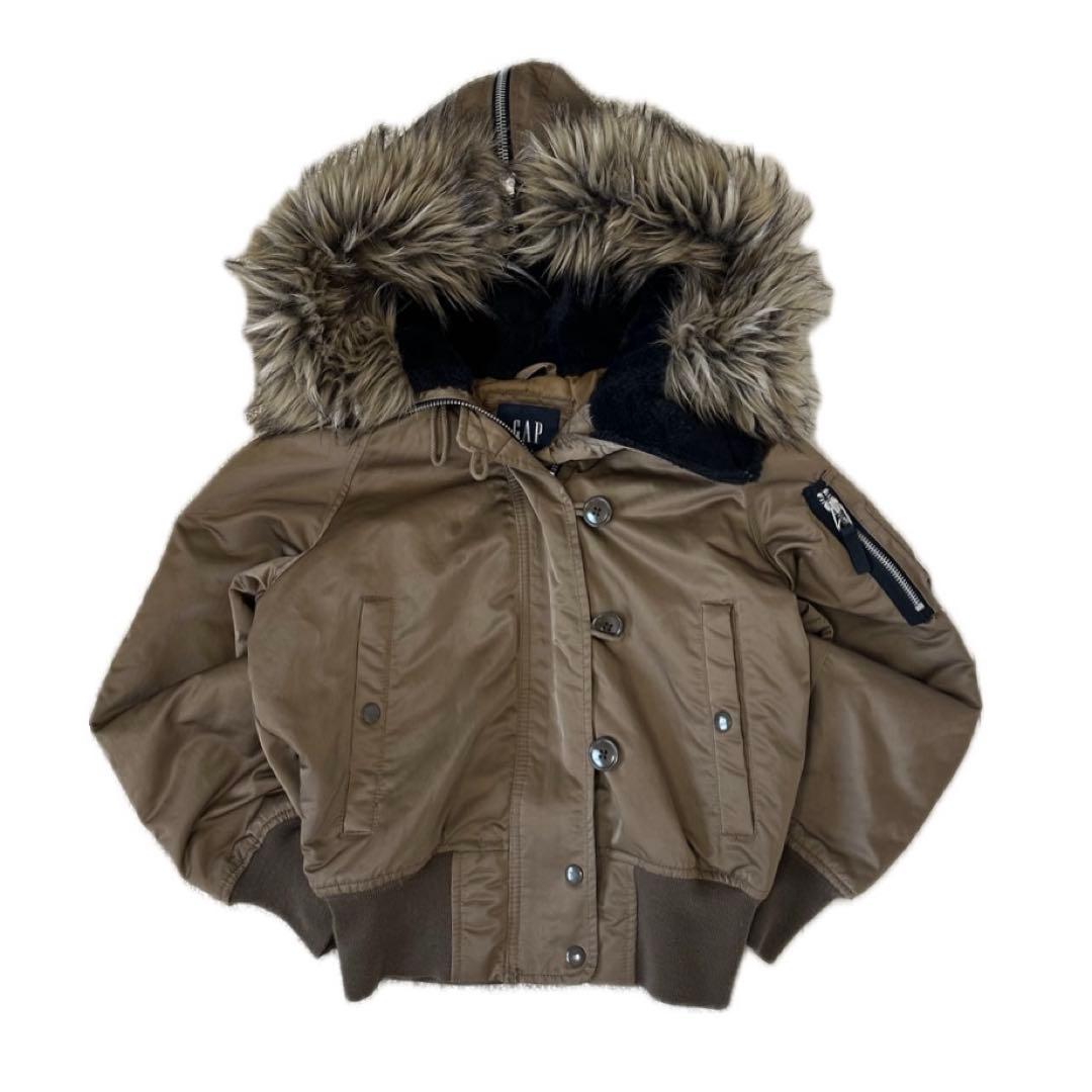 GAP N-2B フライトジャケット ファー y2k xxxs - メルカリ