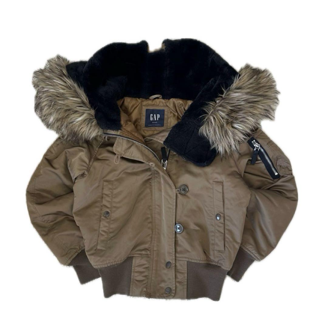 GAP N-2B フライトジャケット ファー y2k xxxs - メルカリ