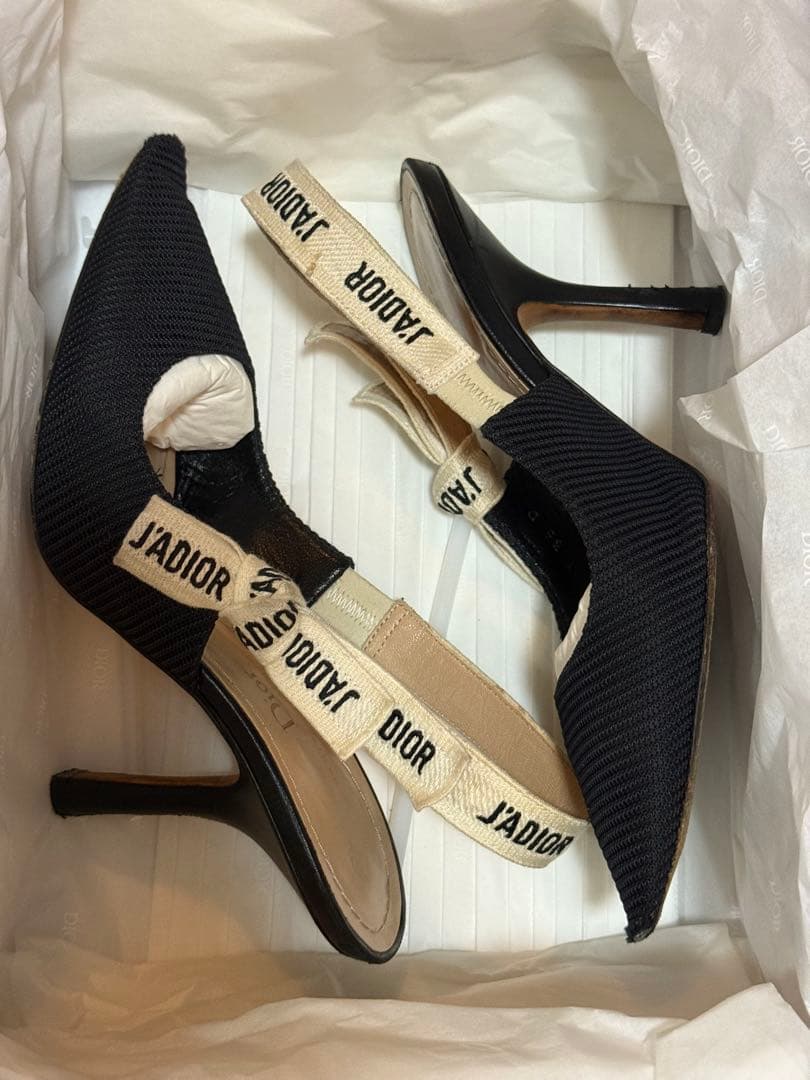 DIOR ディオール　パンプス Christian Dior クリスチャン・ディオール パンプス ファブリック