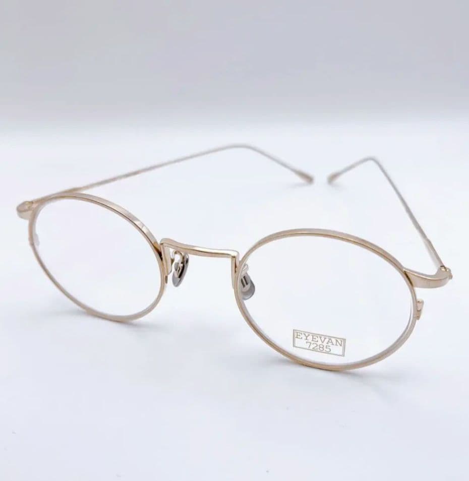 新品】1096 ゴールド オーバル リムレス ayame 197 目黒蓮 綾野剛