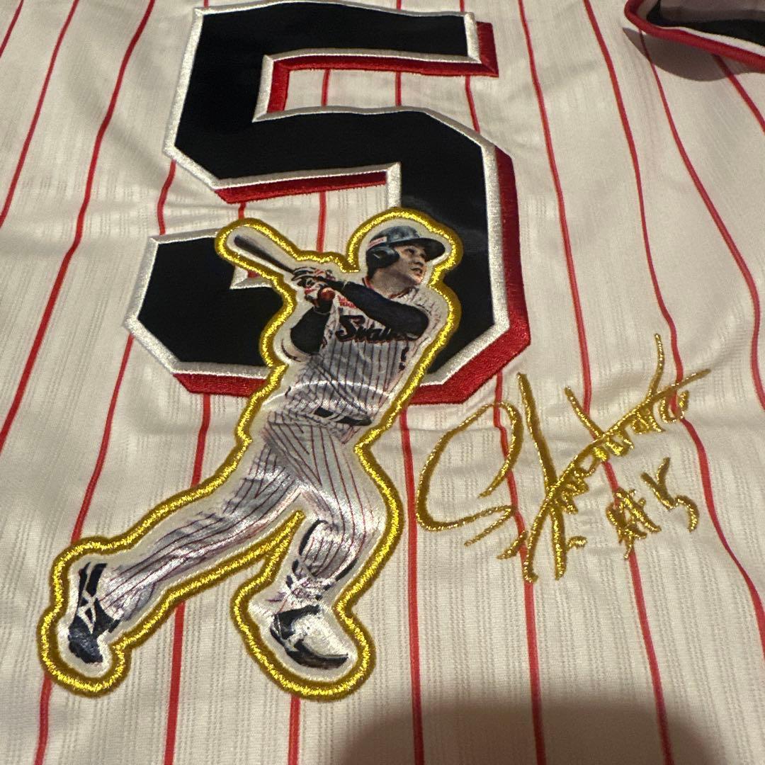 ヤクルトスワローズ 川端慎吾選手 2021優勝記念ワッペン付/Mサイズ