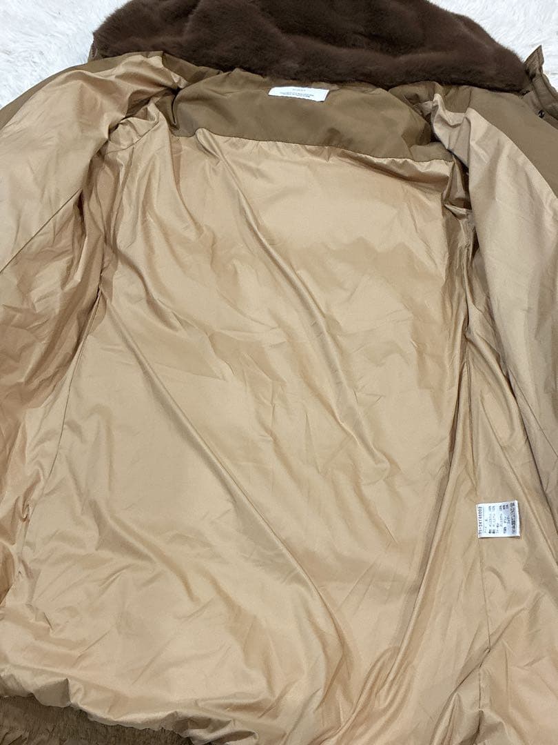 IND イネド《VERY掲載》エコファーフード2WAYダウン《Re:DOWN》