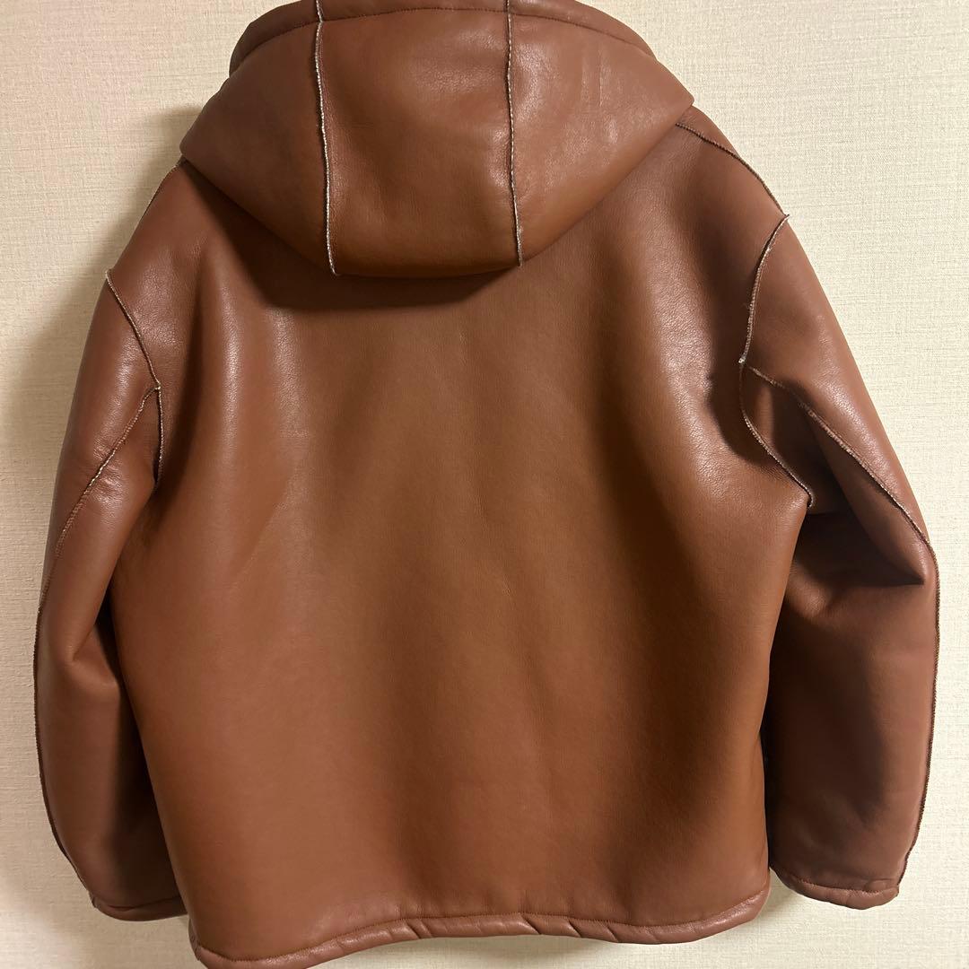 未使用品NKNIT Vegan Mouton Hooded Zip Jacket - メルカリ
