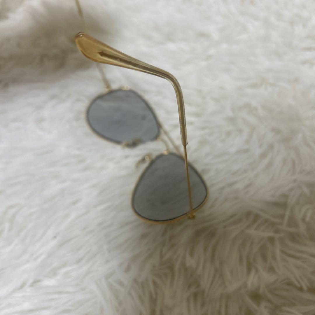 美品】B&L RAYBAN AVIATOR 58□14 USA ゴールド - メルカリ