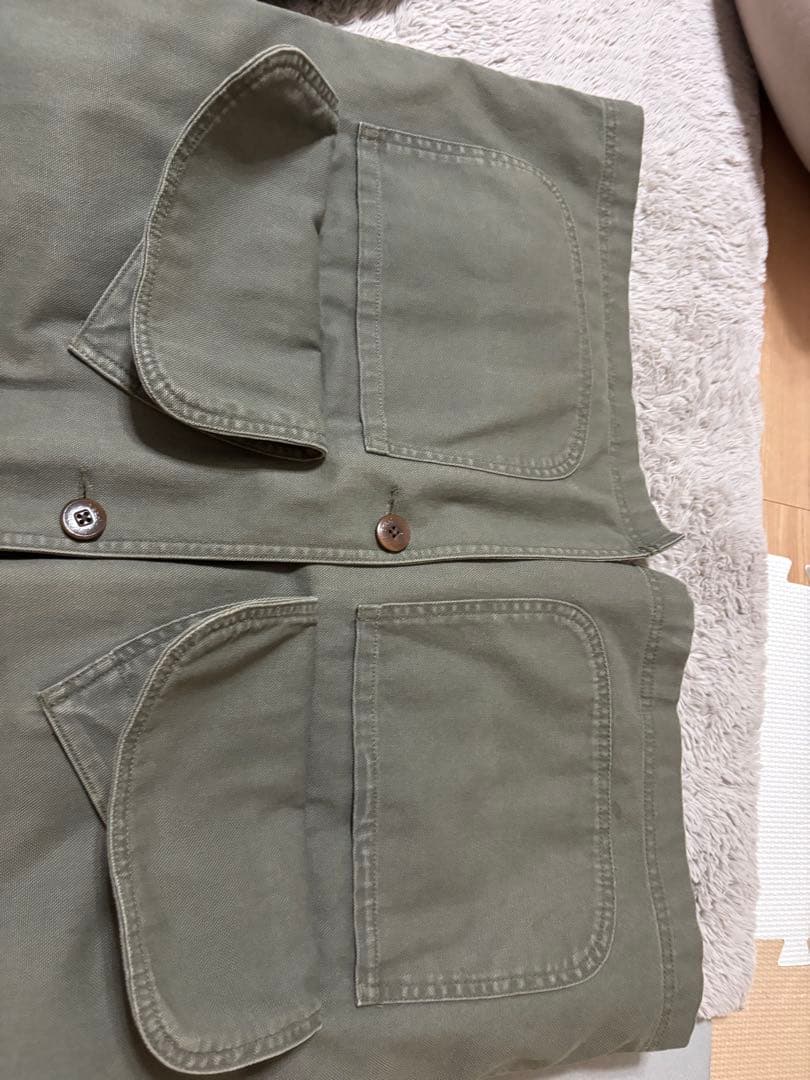 80s L.L.Bean ハンティングジャケット L オリーブグリーン