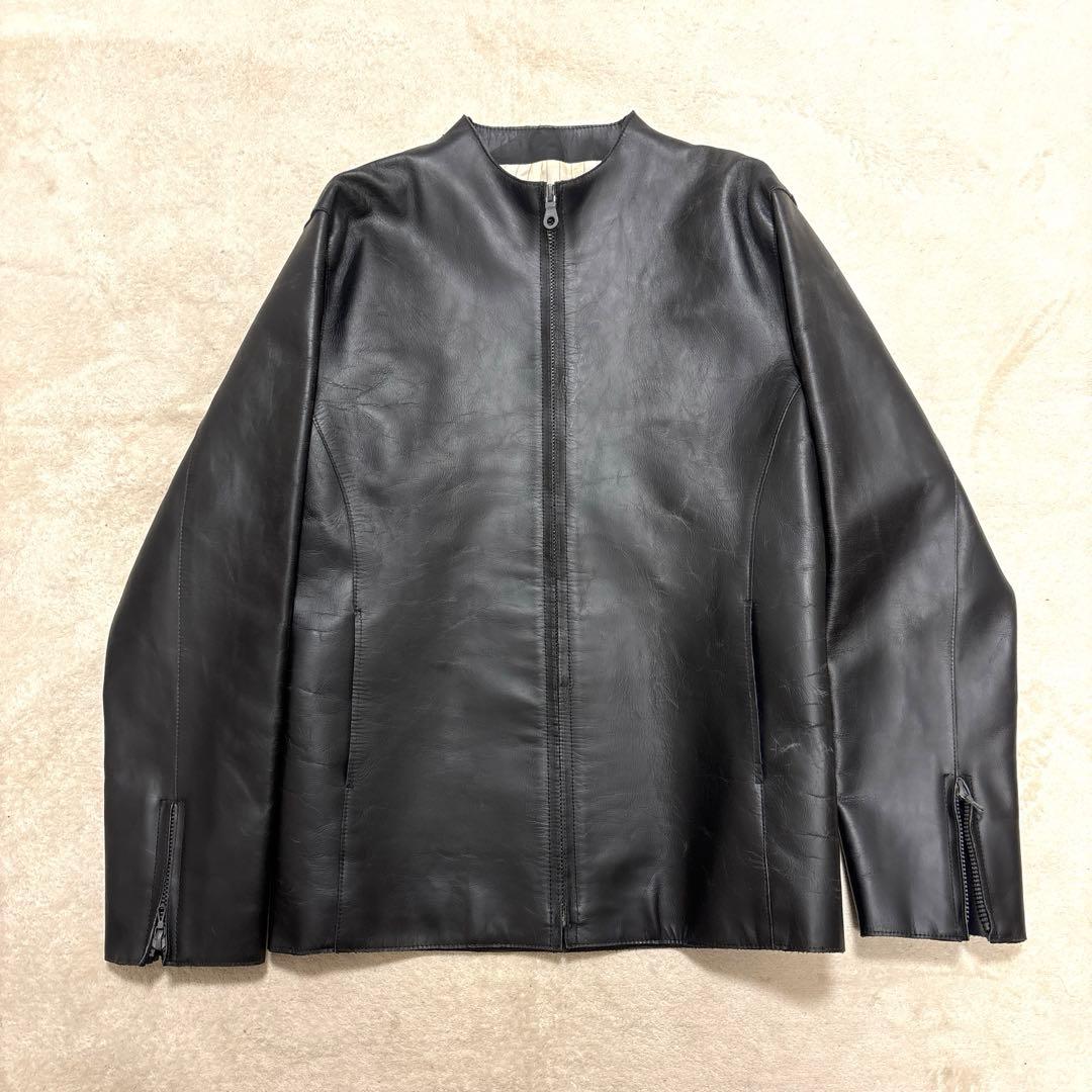 激レア⭐️RIP VAN WINKLE レザージャケット 牛革 ブラック　XL 中古・古着通販】ripvanwinkle (リップヴァンウィンクル) レザー