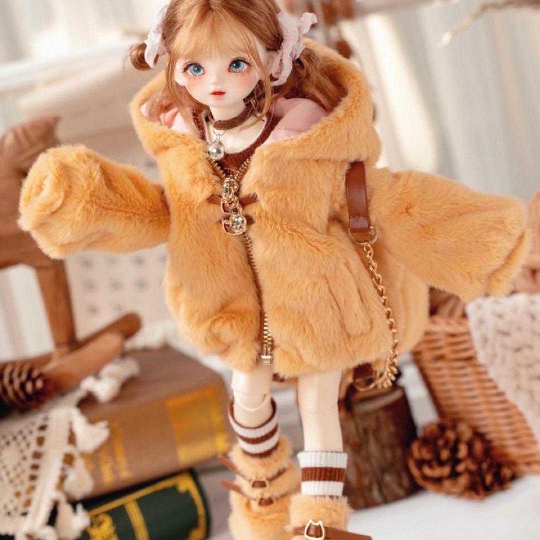 ディーラー様製 茶トラ 猫語 6分サイズ BJD TinyFox 1/6ドール等