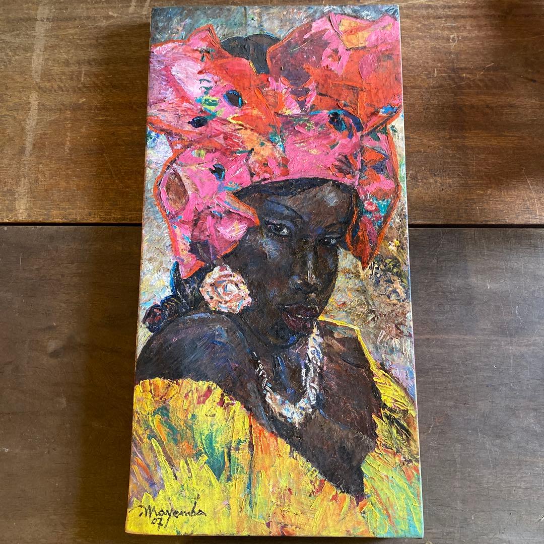 絵画　アート　美術作品　アフリカの女性 Amazon.co.jp: ZFXFHDR(へ楽ーツ) アフリカの女性 アートパネル 黒人