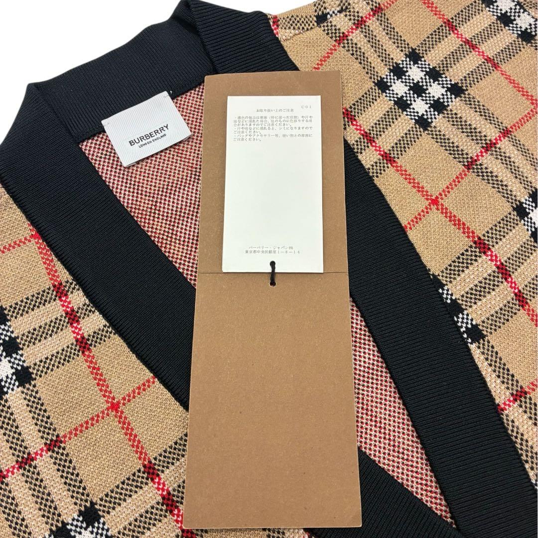 バーバリー BURBERRY カーディガン ノバチェック レディース 新品の