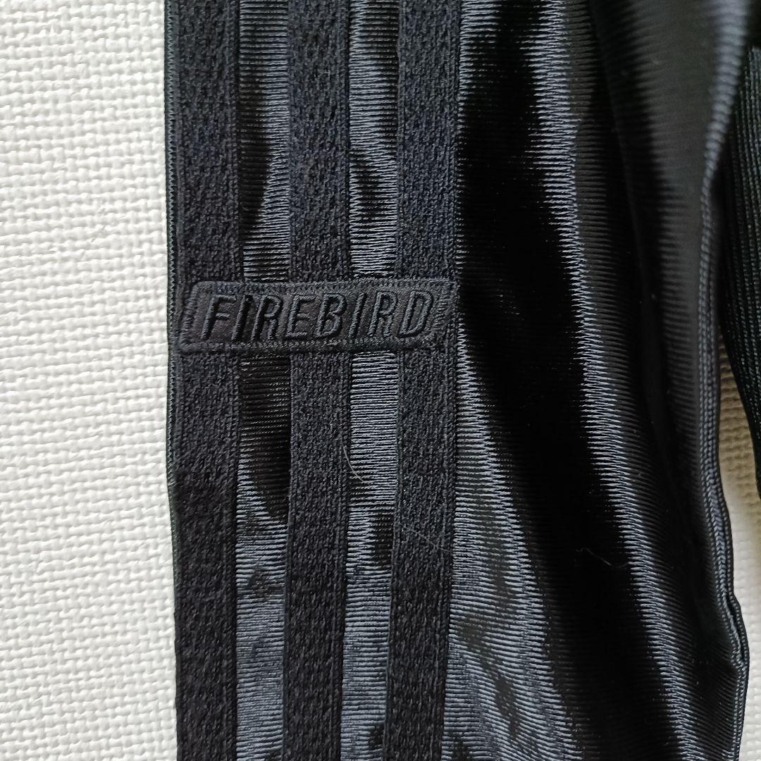 アディダス 黒 ファイヤーバード 女性XL フィッティド 短丈光沢