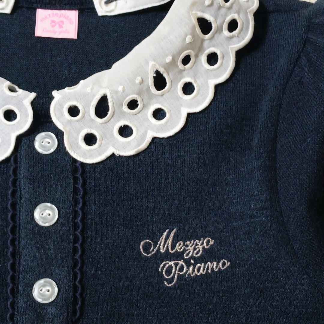 メゾピアノ◇フォーマル！2way！異素材ドッキングワンピース◇シフォン