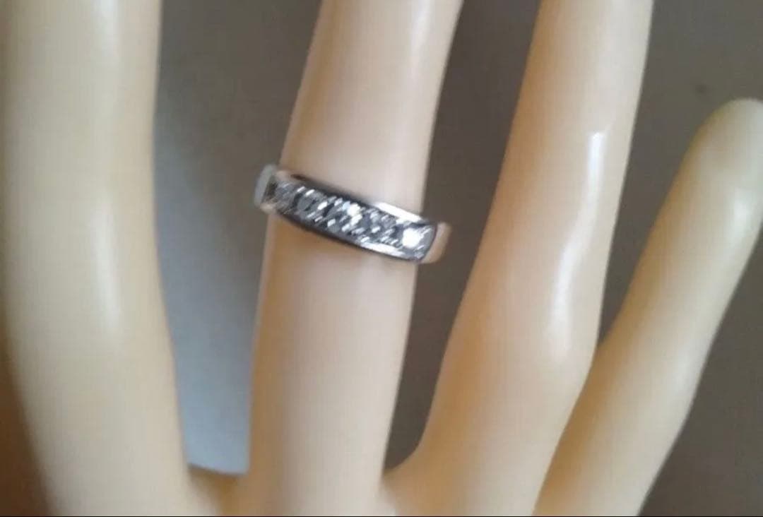 Pt900 プラチナ リング　ダイヤモンド0.3ct 12号　3.2g