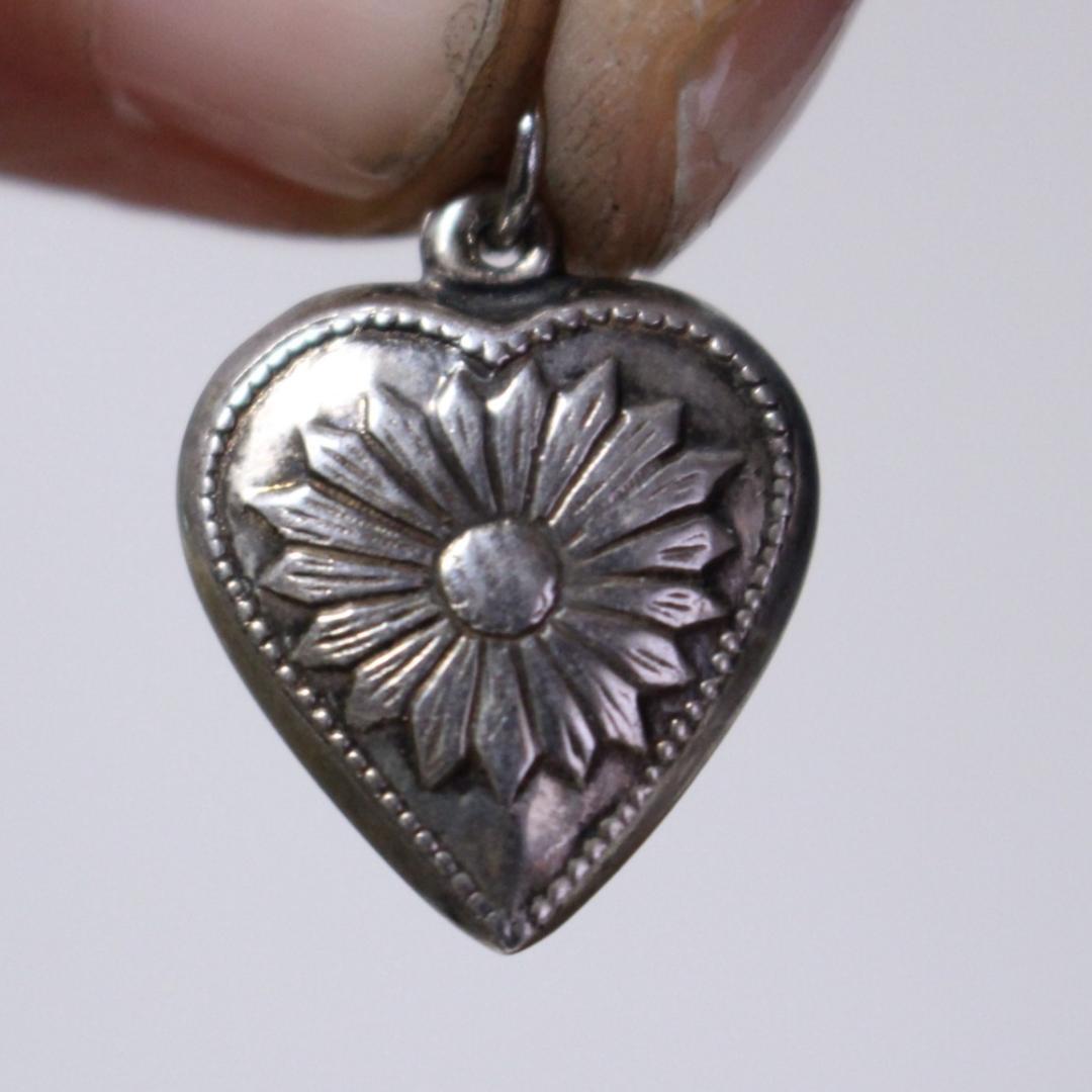 40s スウィートハートジュエリー マーガレット シルバー ネックレス