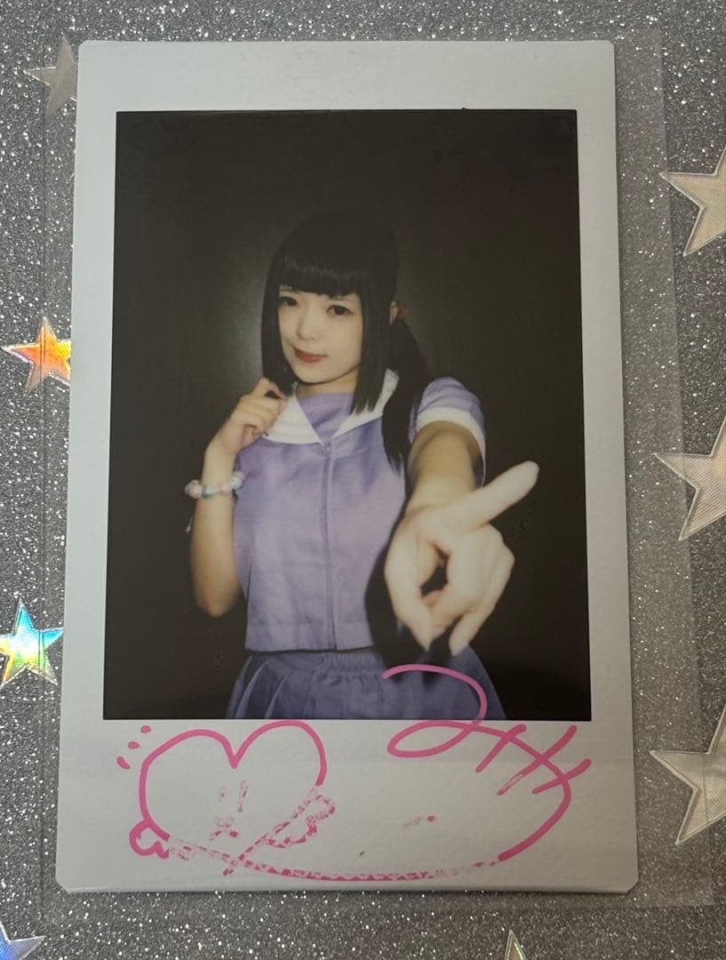 夢川エマ 赤根京 直筆サイン入りチェキ - メルカリ