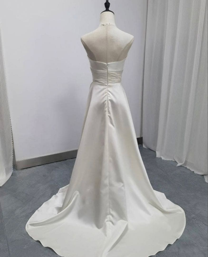 定価6万円】3way ウェディングドレス 取り外しパフスリーブ 前撮り