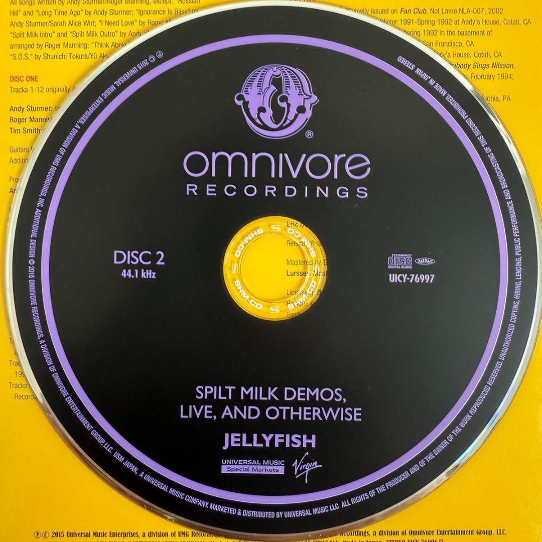 ジェリーフィッシュ「こぼれたミルクに泣かないで」デラックス盤 SHM