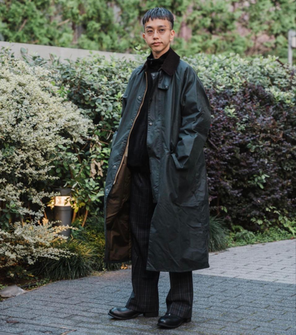 チ*ス様 Barbour OVERSIZE WAX BURGHLEY 40 - メルカリ