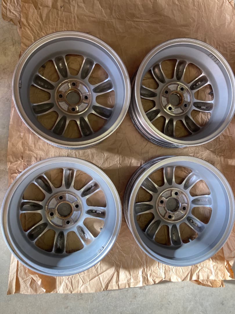 MINILITEアルミホイール15インチ 中古美品4本セット(ナット付き)