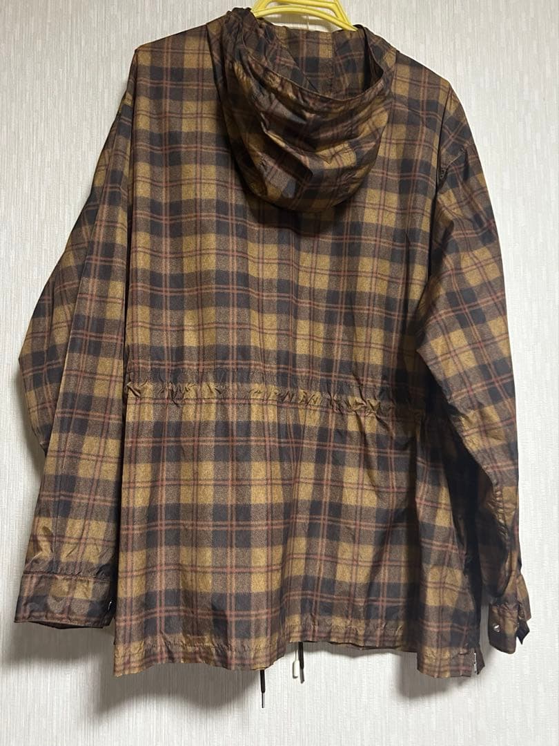 DAIRIKU ダイリク チェック ハーフジップナイロンパーカー ジャケット